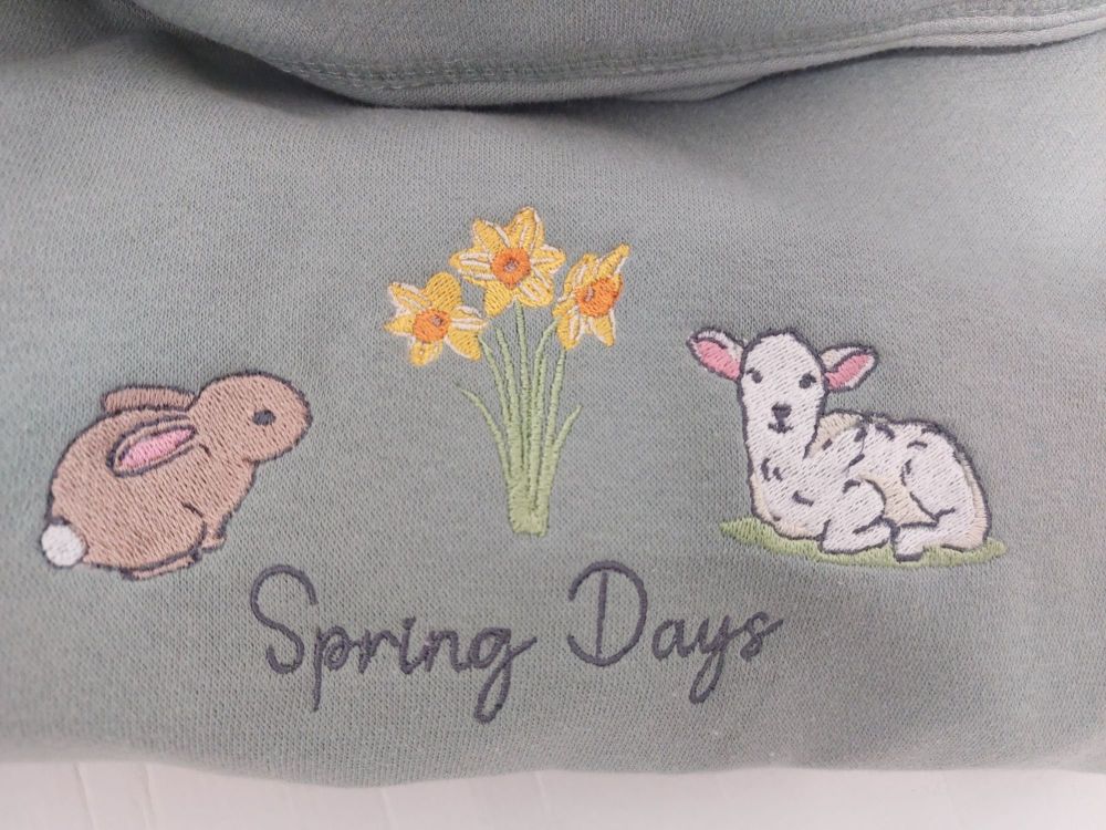 Spring Days Sweatshirt or Cowl Hoodie