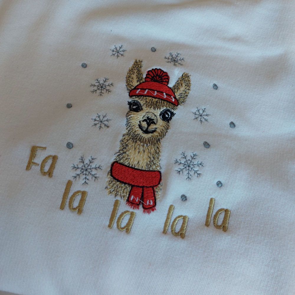 Size Medium - Fa La La La Llama Sweater