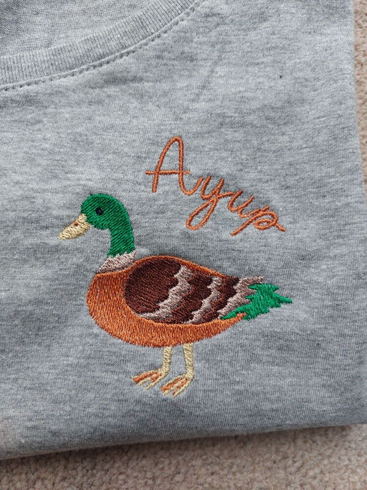 Ayup Duck Embroidered T-Shirt