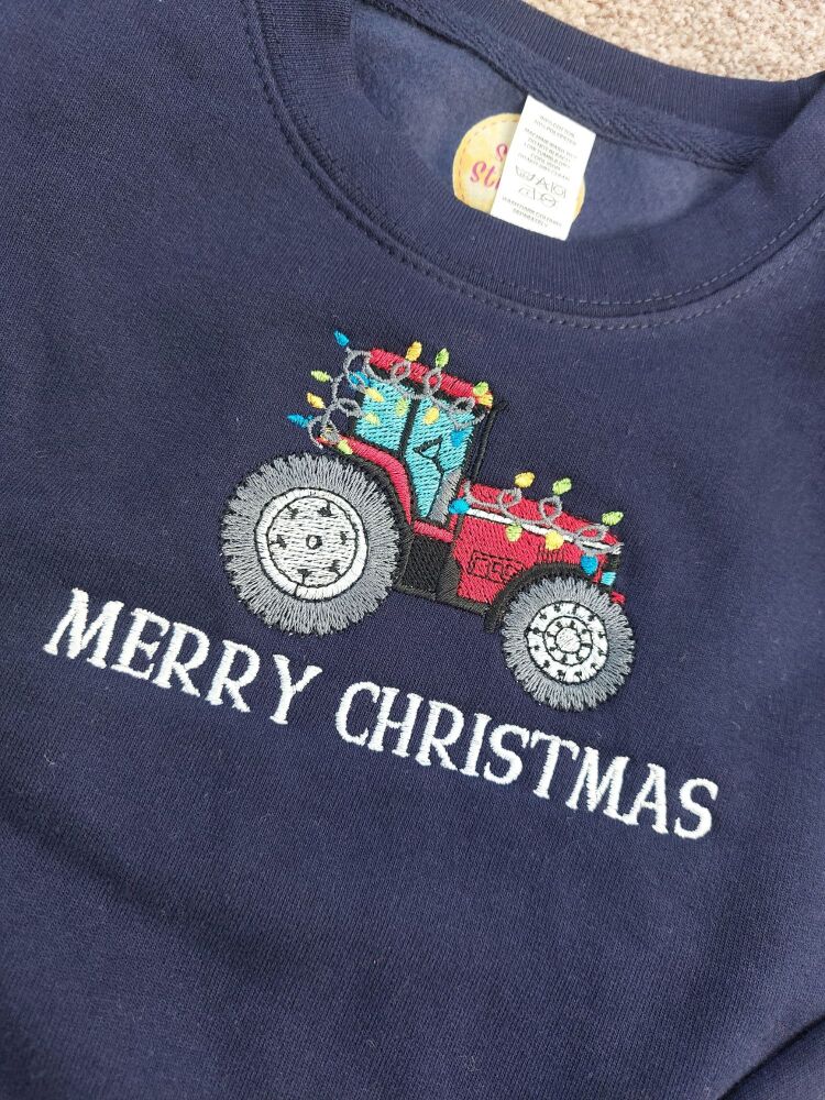 Tractor Christmas Jumper - Childrens