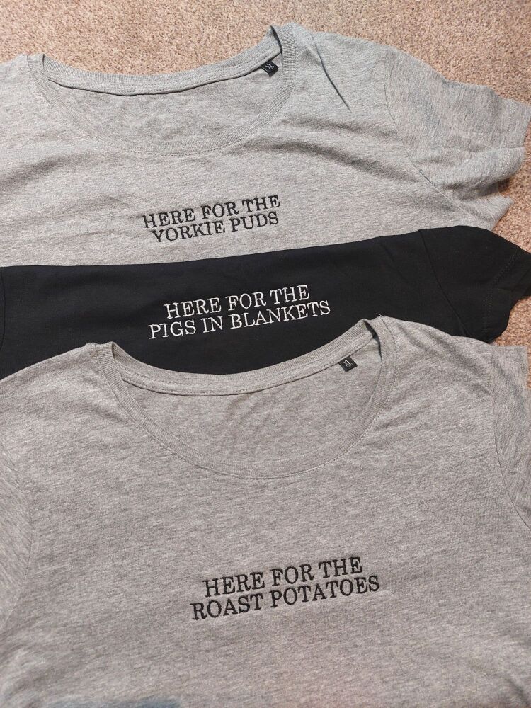 Here for the ....... Embroidered T-Shirt