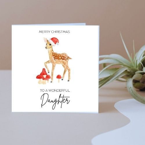Christmas Deer - Family Christmas Cards