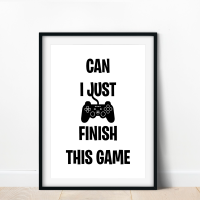 You can’t just ‘PAUSE‘ a gamePlayStation Poster A4//A3 FRAMEDPrint