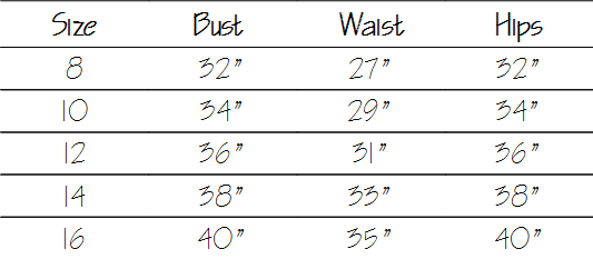 Long Sleeved Top Size Guide - Slim Fit