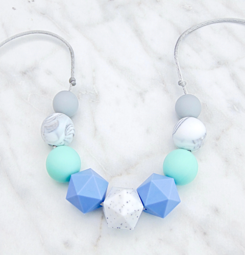 Lyra Teething Necklac, Teething Necklace, Breastfeeding Necklace, Fiddle Ne