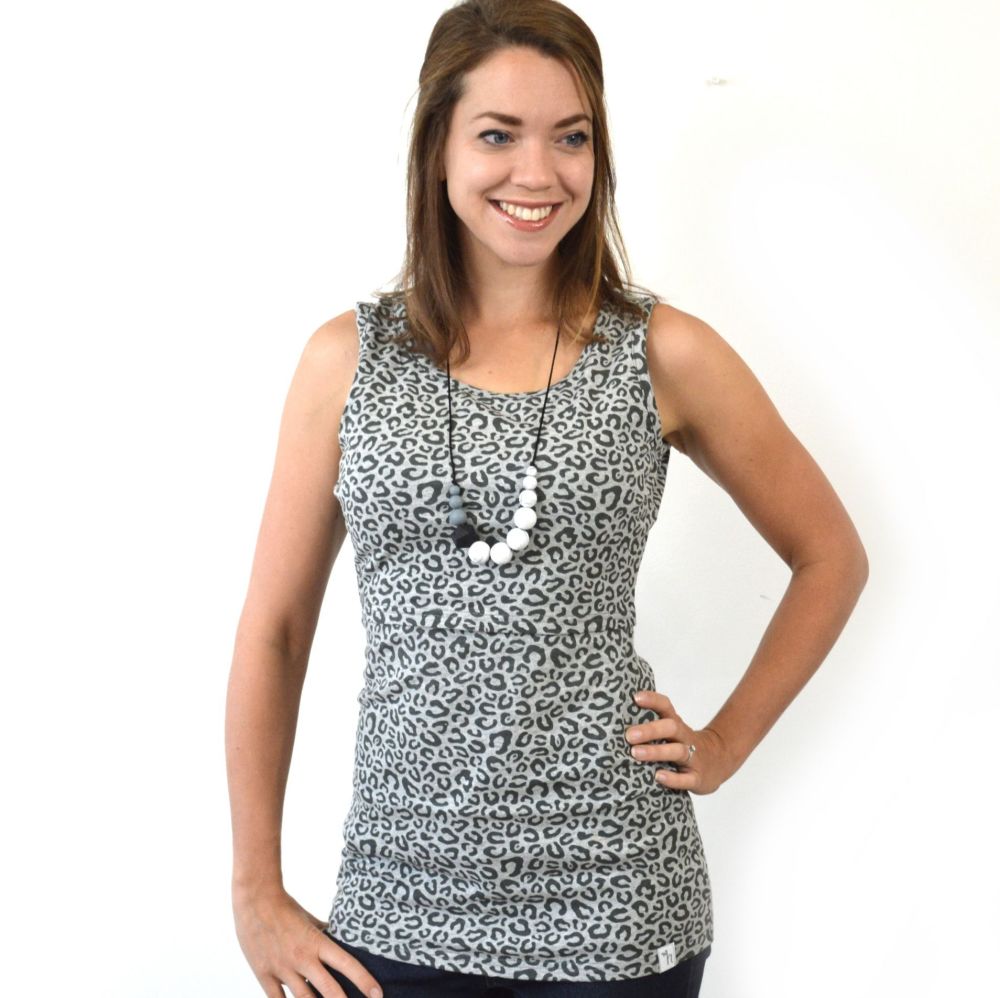 Breastfeeding Vest And Nursing Vest Leopard