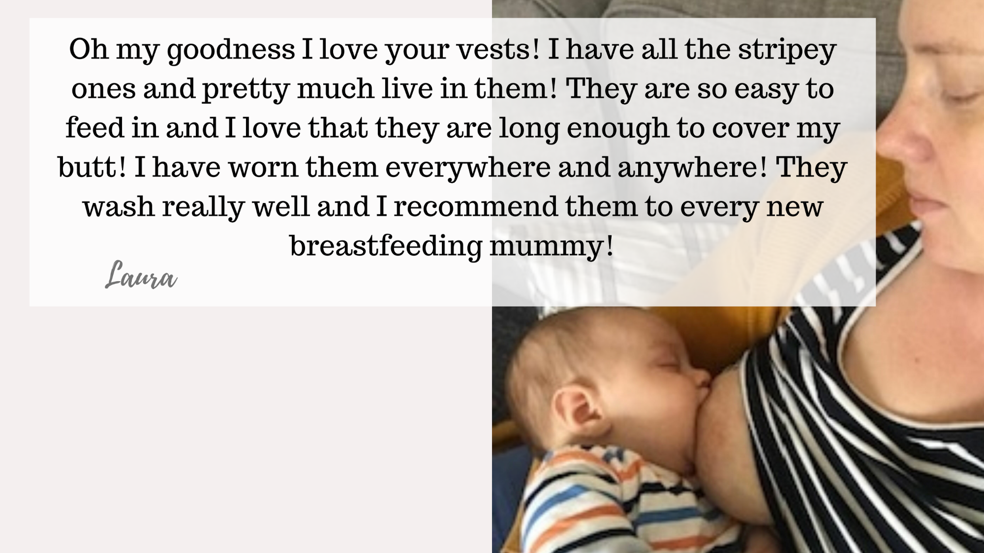 Breastfeeding vest