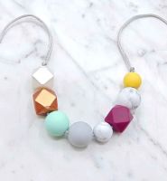 <!--100--> Lola Teething Necklace in Summer Brights
