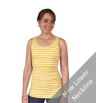 Breastfeeding Vest - Yellow Stripe