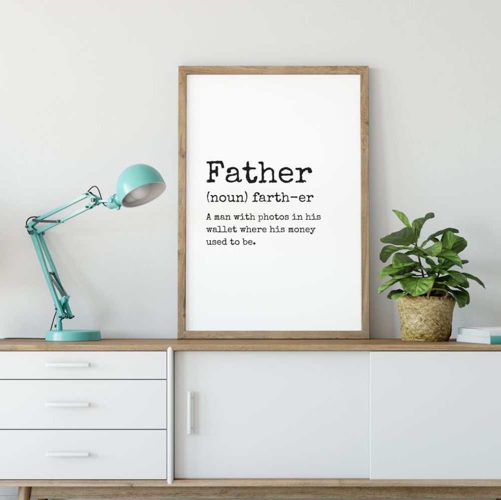Father definition print