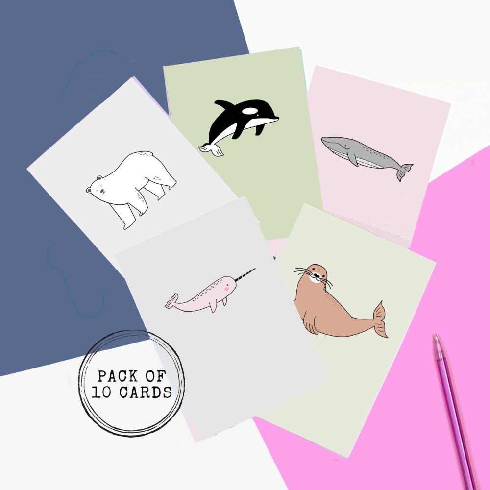 <!-- 015 --> Arctic Animal Cards