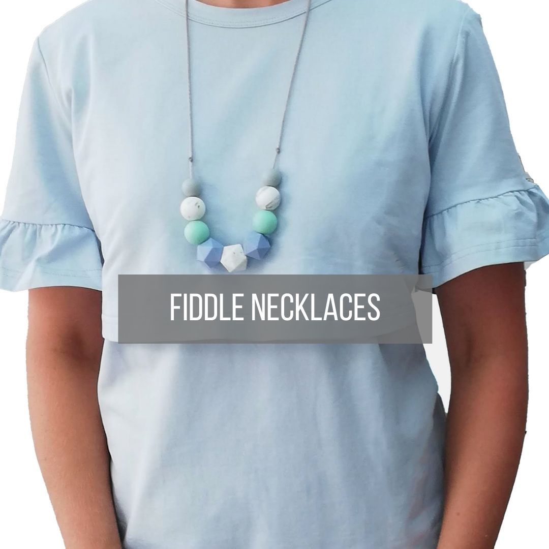 Fiddle necklaces for breastfeeding mums
