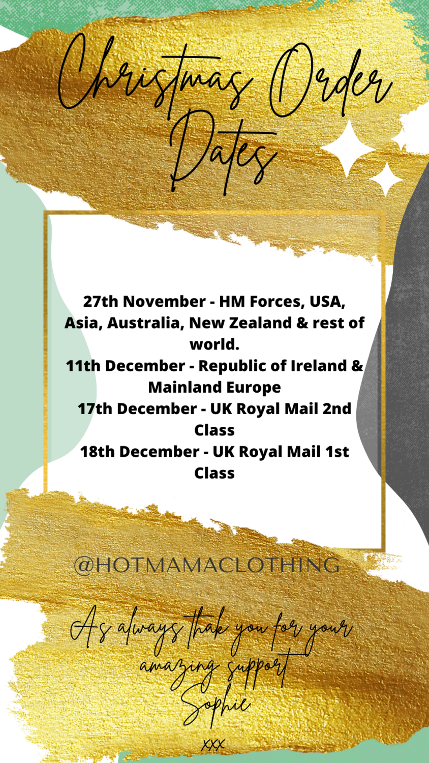 Breastfeeding clothing - Christmas post dates 2024