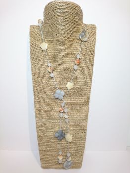 Silk knotted lariat 