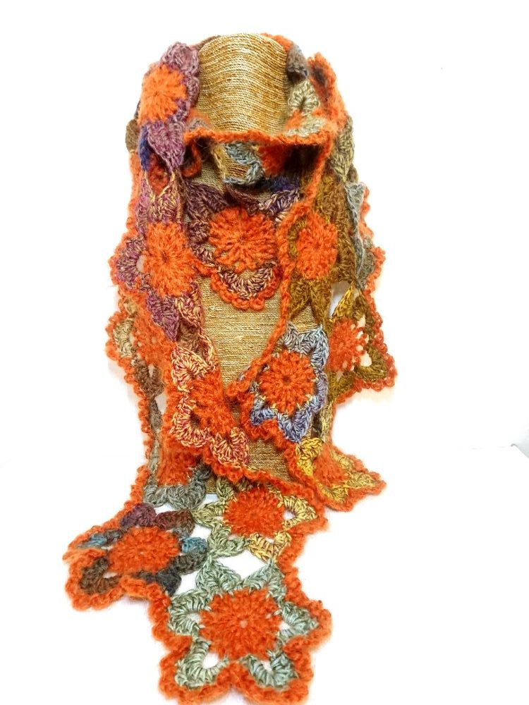 Flower scarf