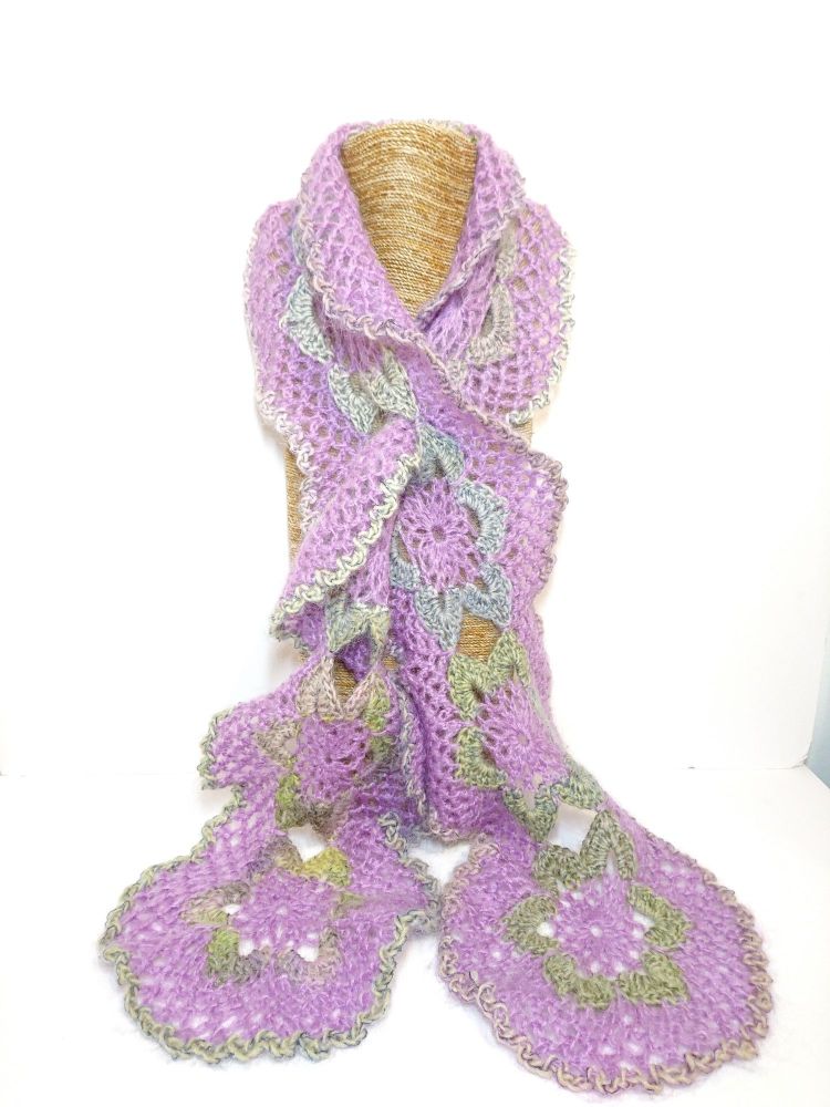 Pansy scarf
