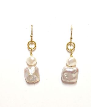 Freshwater pearl earrings
