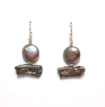 Freshwater pearl earrings
