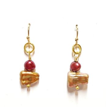Freshwater pearl earrings