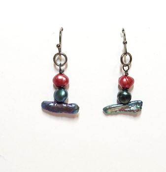 Freshwater pearl earrings
