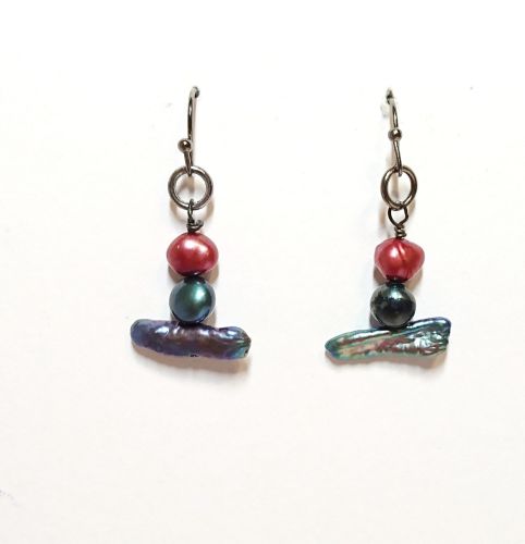 Freshwater pearl earrings