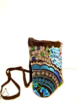 Chinese embroidered cross body bag