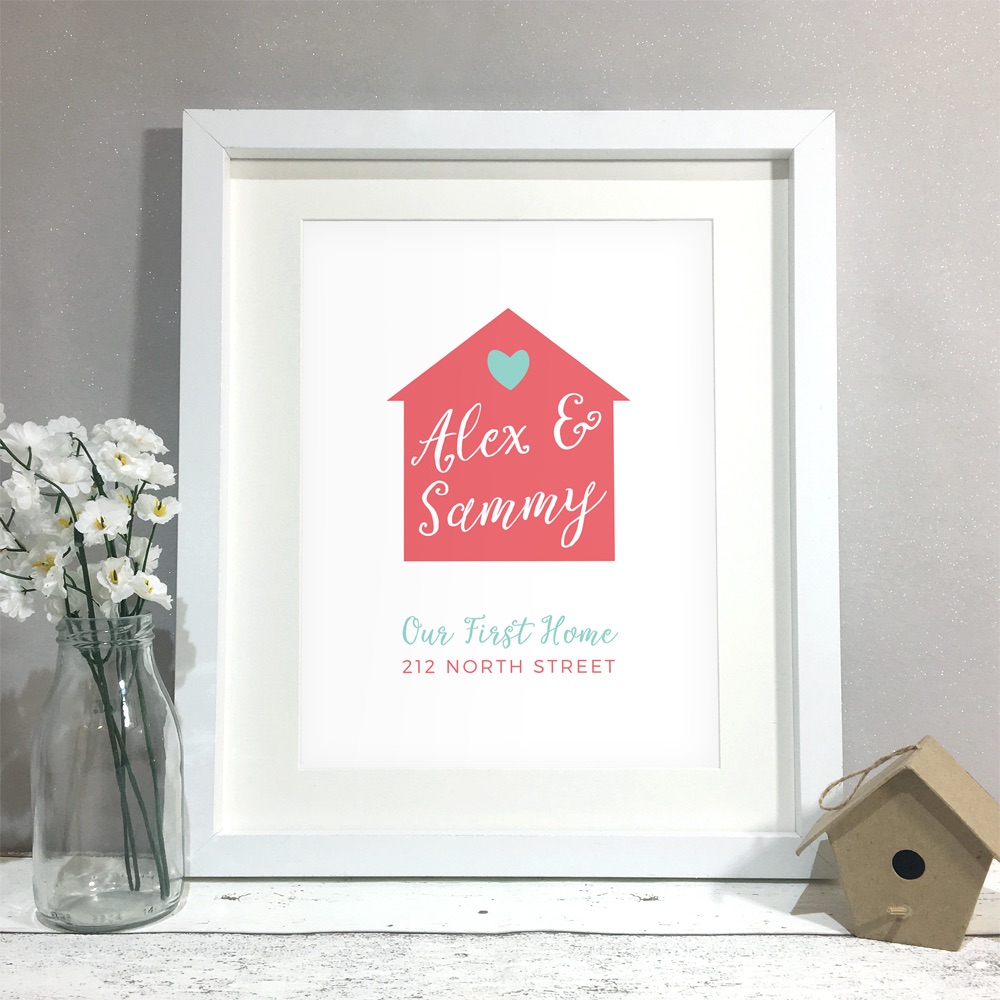 First Home Personalised Print