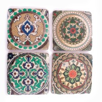 Moroccan Ceramic Tile Coasters