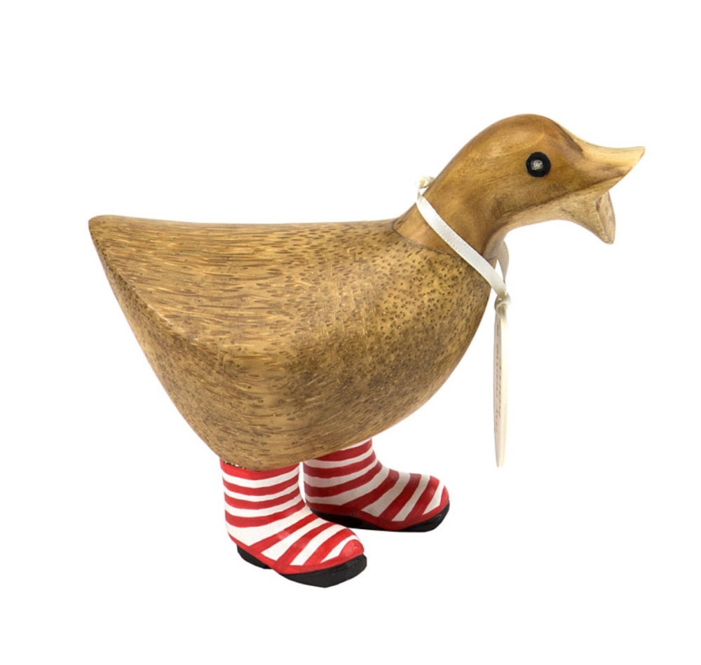 DCUK Stripey Welly Duck - 12cm Ducky