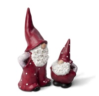 Naasgransgarden Santa Elmer & Max Christmas Ornament Set - 17cm