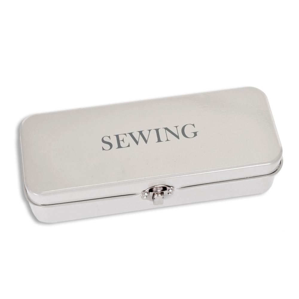 Garden Trading Vintage Style Sewing Tin - Chalk