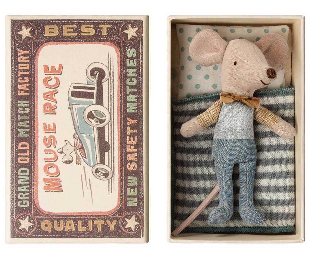 Maileg Little Brother Mouse In Matchbox 