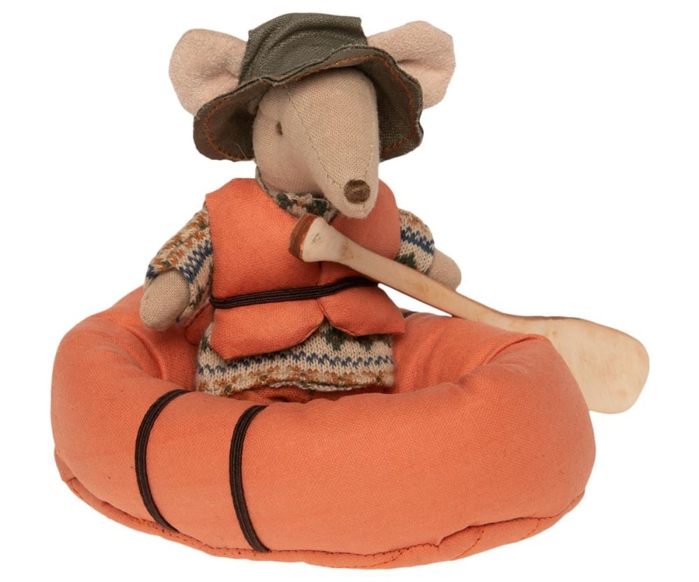 Maileg Mouse Rubber Boat