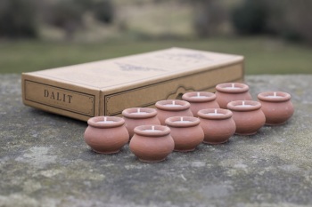 Dalit Rahul Box of 10 Tea Lights Lavender Scent