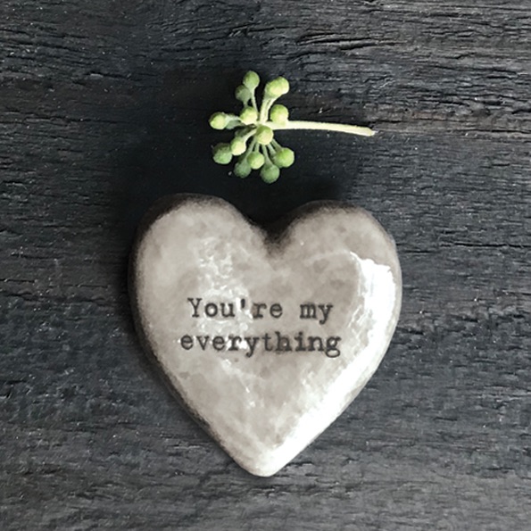 East of India Heart Token  - You're My Everything