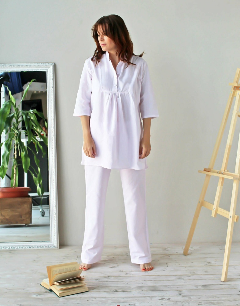 !00% Cotton Pink Striped Pyjama Set - 12/14