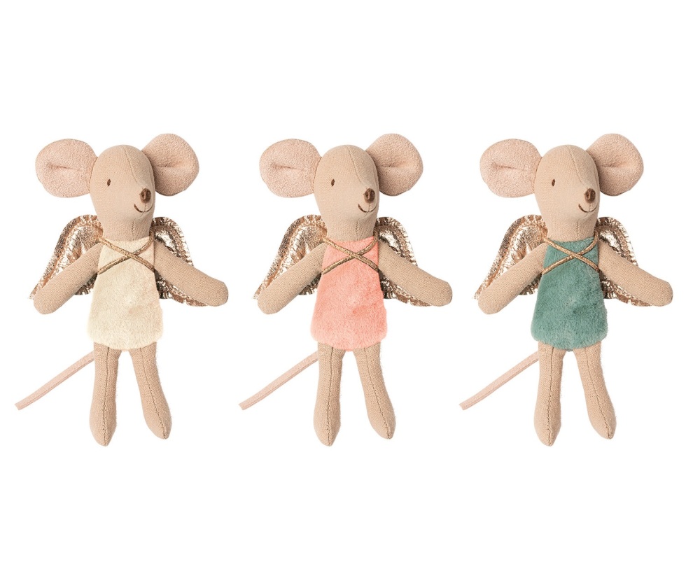 Maileg Little Sister Fairy Mouse - Blue