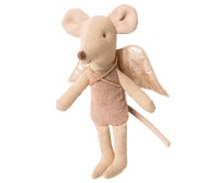 Maileg Little Sister Fairy Mouse - Pink
