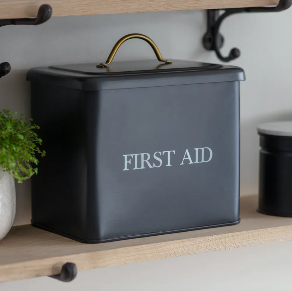Garden Trading Vintage Style First Aid Box - Carbon