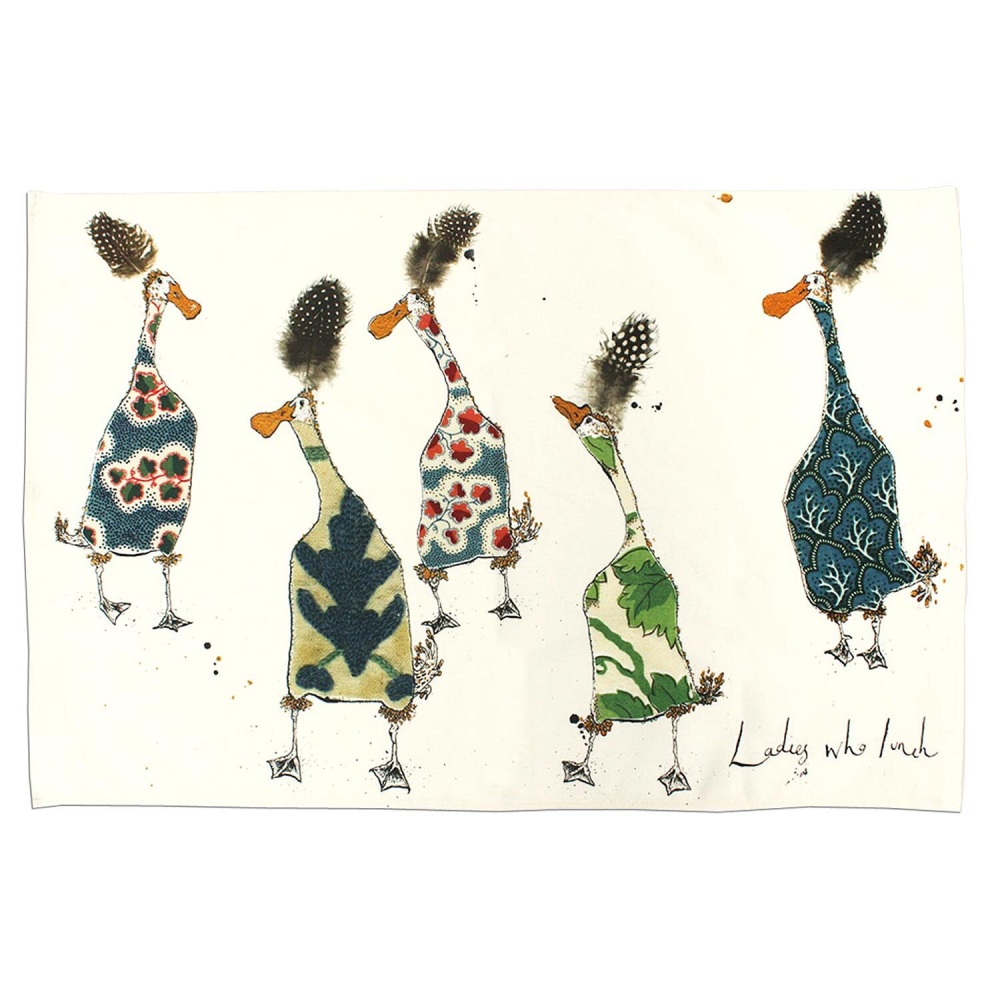 Anna Wright Tea Towel - Ladies Who Lunch