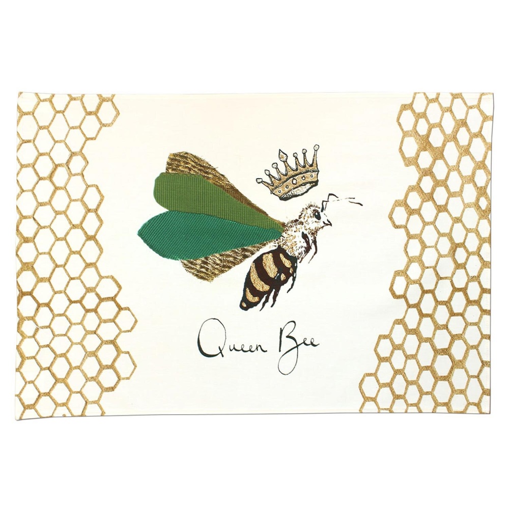 Anna Wright Tea Towel - Queen Bee