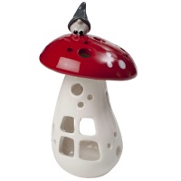 Naasgransgarden Gnome on Mushroom Christmas Lantern 17cm 