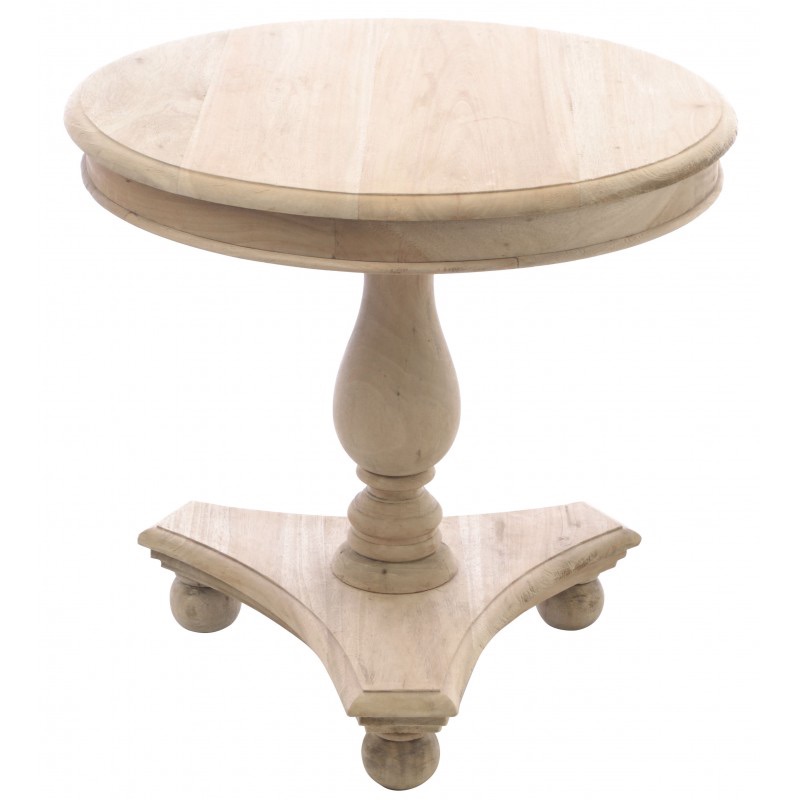 Low Vintage Style Wine Table Round Feet