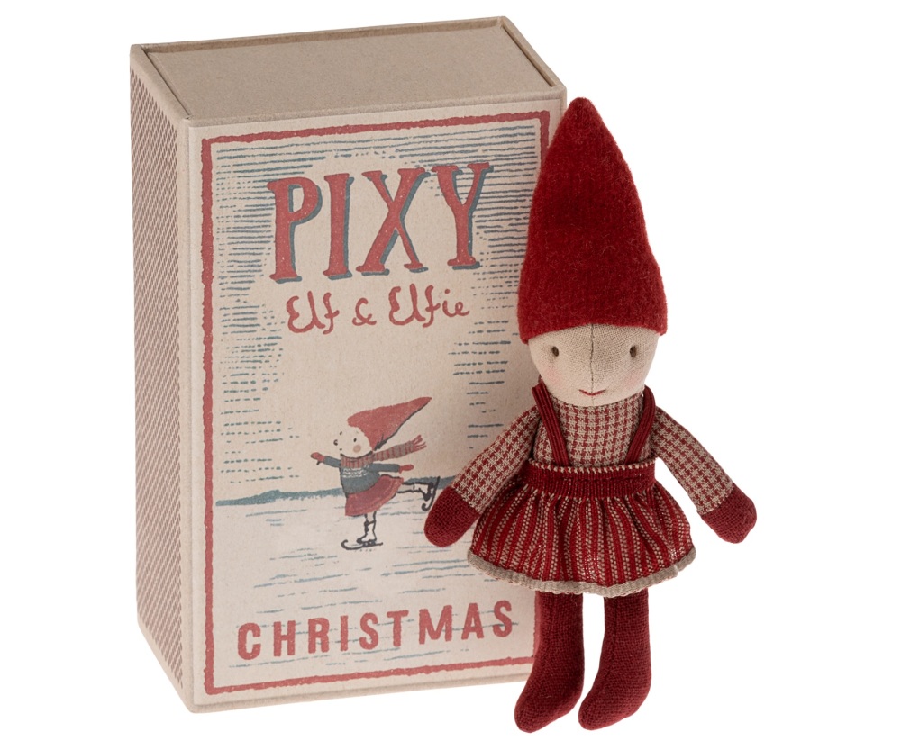 Maileg Christmas Elfie in Matchbox