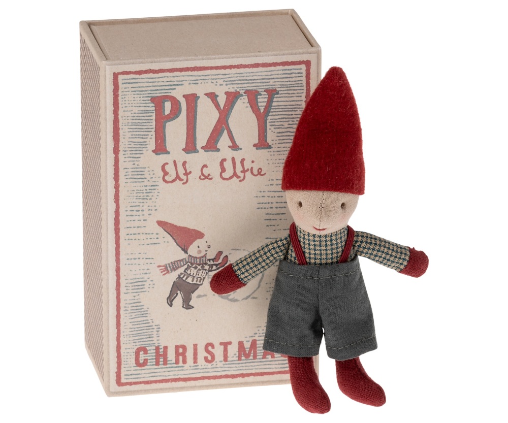 Maileg Christmas Elf in Matchbox