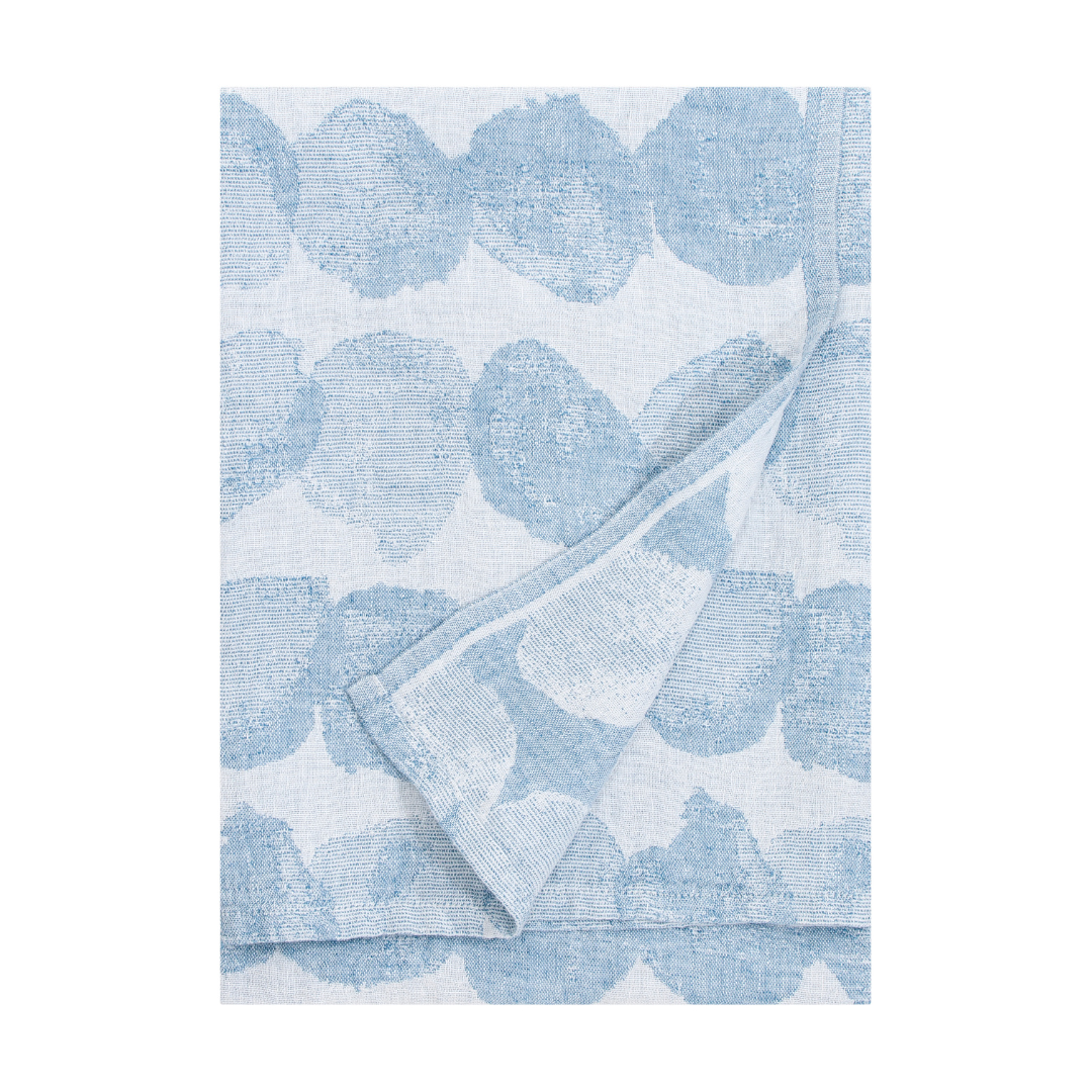 Lapuan Kankurit Large Sade Linen Towel - Rainy Blue