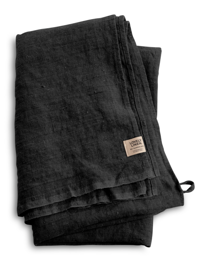 Lovely Linen Hamam Towel - Dark Grey