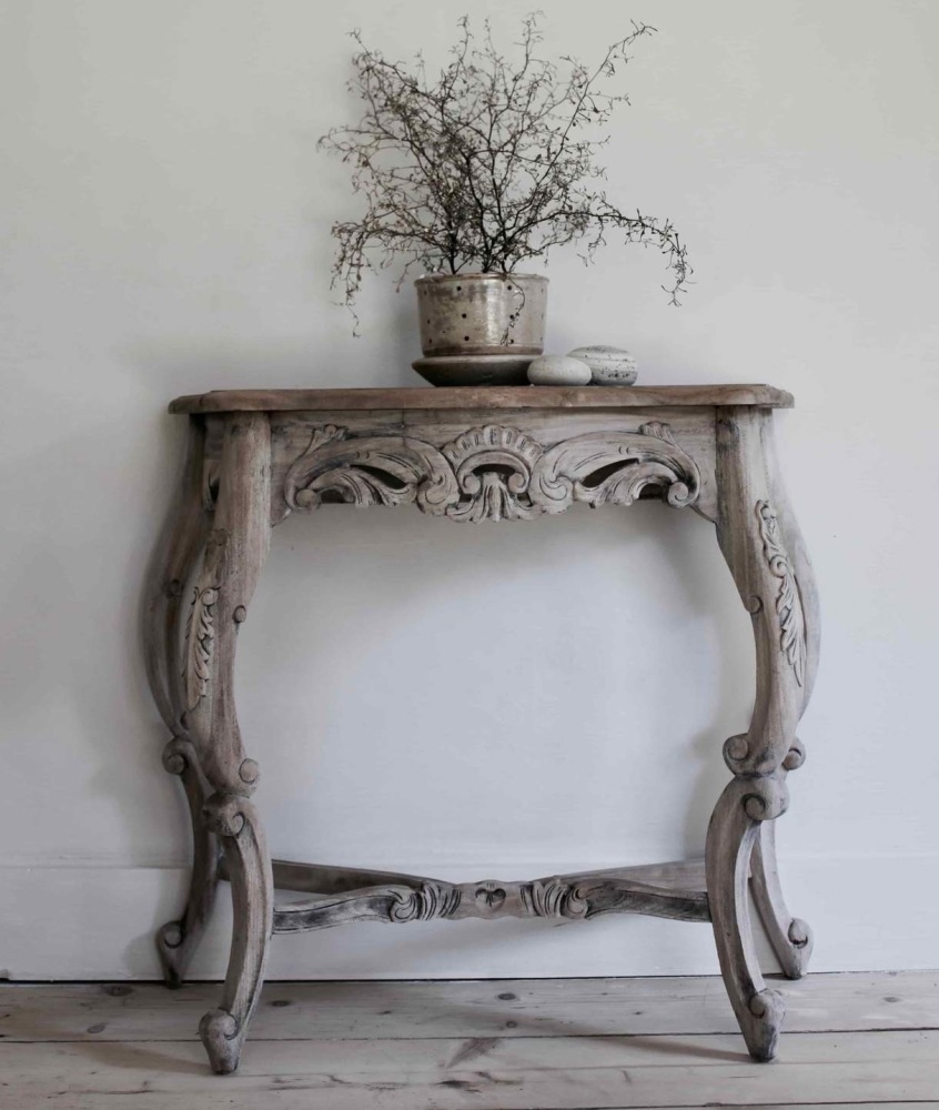 i gigi Carved Vintage Style Console Table FREE POSTAGE