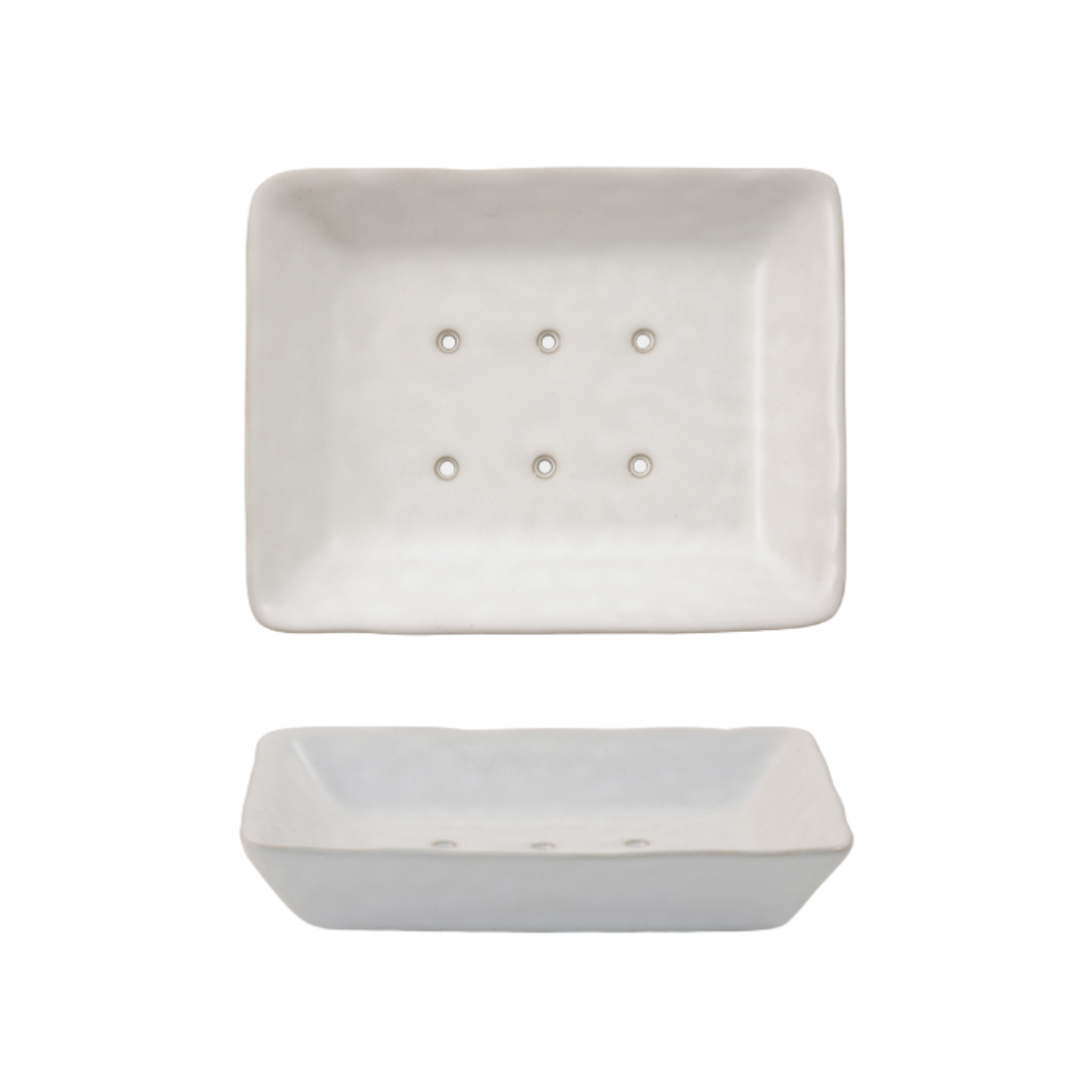 Porcelain Soap Dish - White