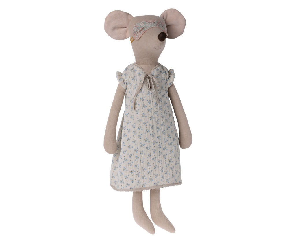 Maileg Maxi Mouse in Nightgown